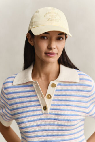 Katoenen twill-pet met print