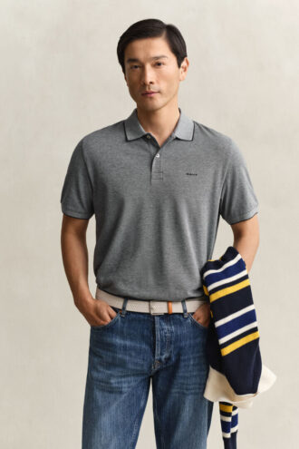 Tweekleurig poloshirt