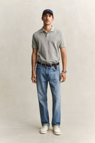 Tweekleurig poloshirt