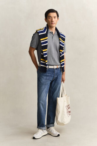 Tweekleurig poloshirt