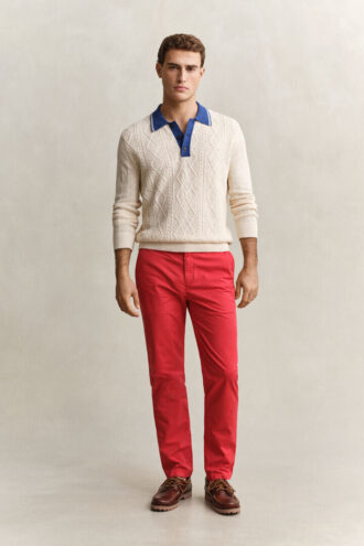 Zonverbleekte chino